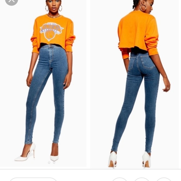 TopShop Moto "Joni" High waisted Tall Jean's 28" - Picture 1 of 7